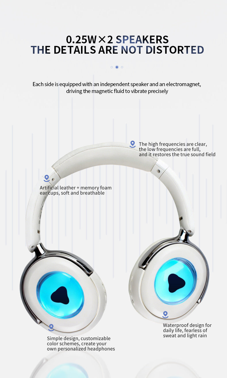Magnetic Fluid Noise-Canceling Headphones