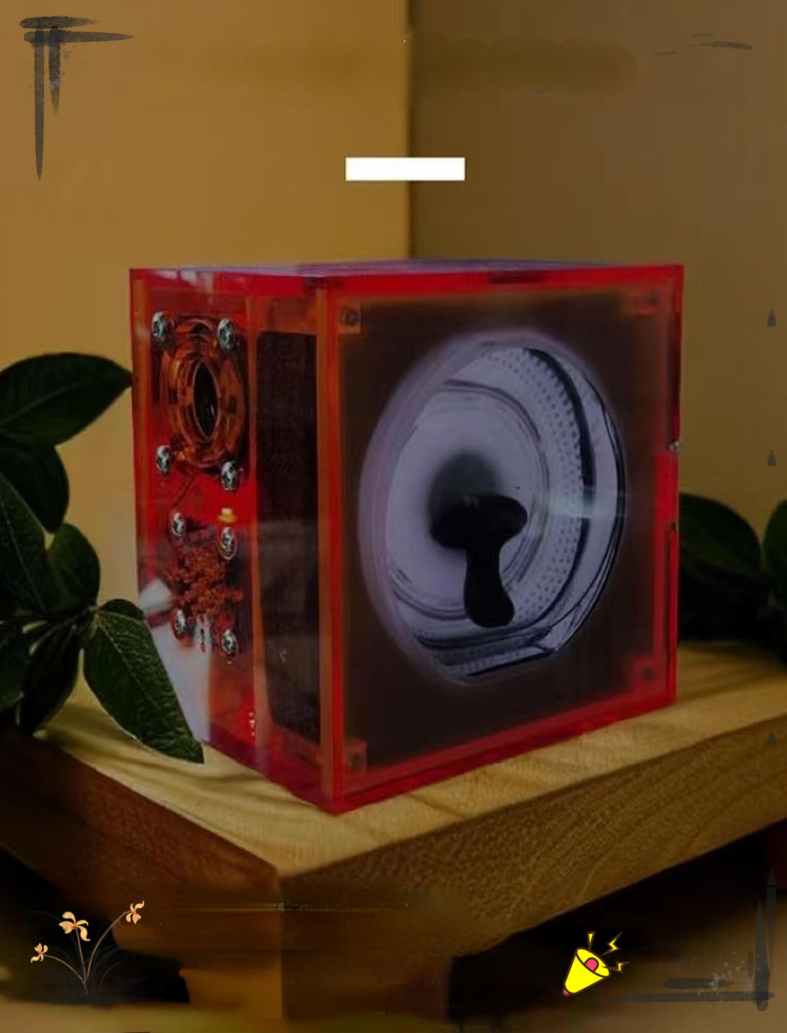 Magnetic Fluid Bluetooth Speaker - 10W Stereo Portable Wireless Magnetic Fluid Subwoofer