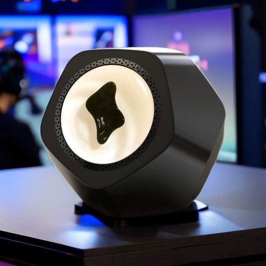 Bluetooth Speaker Magnetic Fluid Speaker, Portable Bluetooth 5.0 Wireless Outdoor Speaker for Home Office