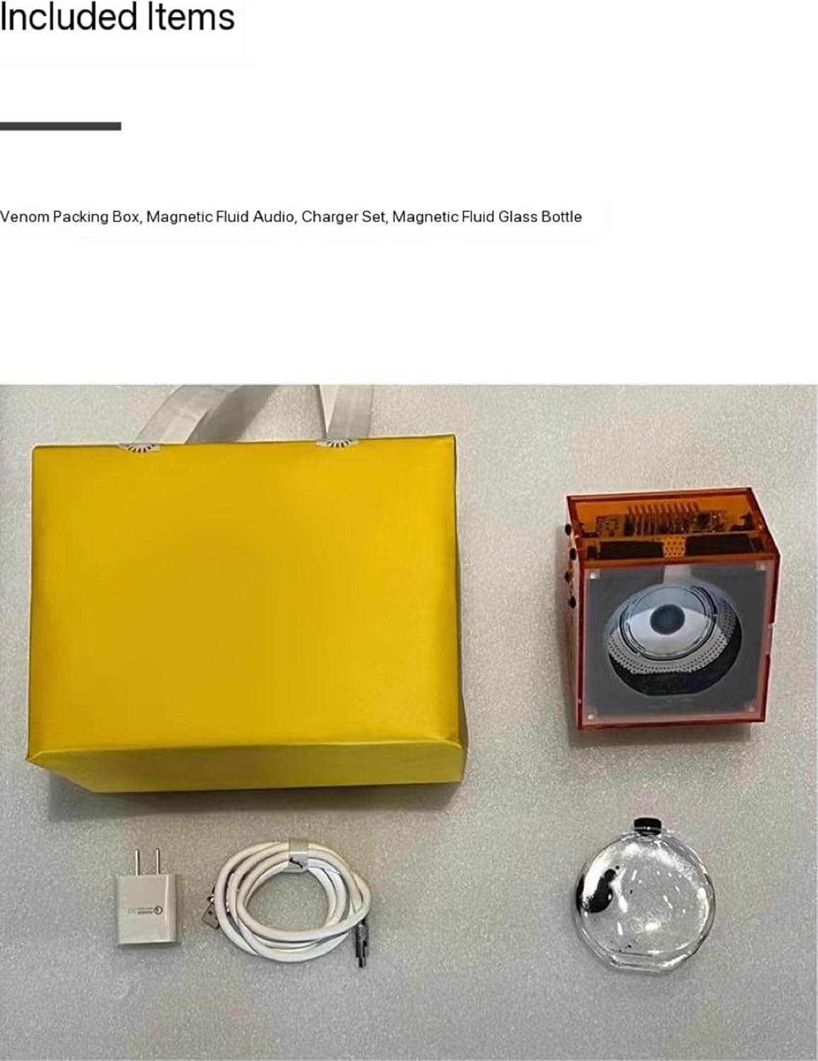 Magnetic Fluid Bluetooth Speaker - 10W Stereo Portable Wireless Magnetic Fluid Subwoofer