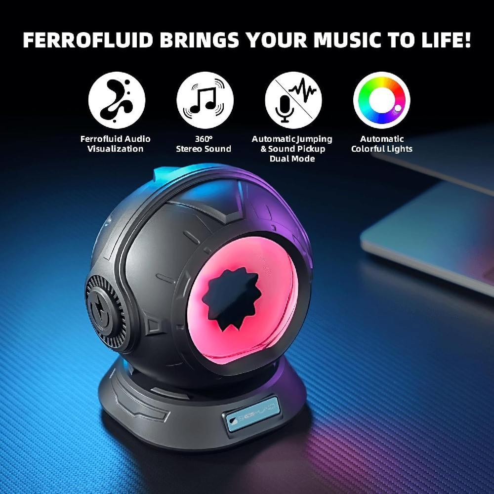Magnetic Fluid Bluetooth Speaker Music Rhythm Light