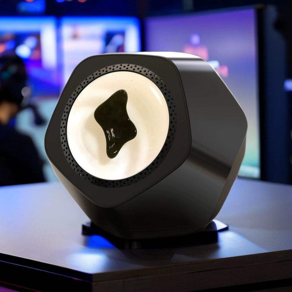 Bluetooth Speaker Magnetic Fluid Speaker, Portable Bluetooth 5.0 Wireless Outdoor Speaker for Home Office