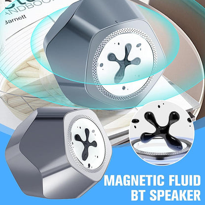 Bluetooth Speaker Magnetic Fluid Speaker, Portable Bluetooth 5.0 Wireless Outdoor Speaker for Home Office