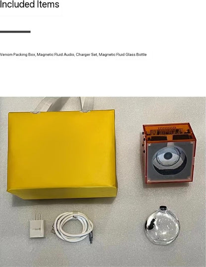 Magnetic Fluid Bluetooth Speaker - 10W Stereo Portable Wireless Magnetic Fluid Subwoofer