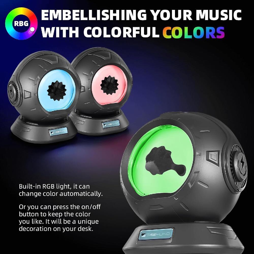Magnetic Fluid Bluetooth Speaker Music Rhythm Light