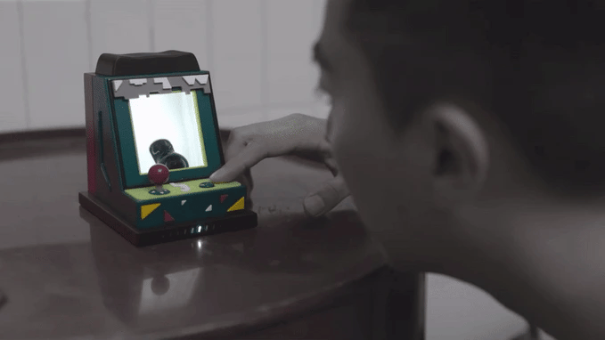 Magnetic fluid game machine - interactive music controls magnetic fluid